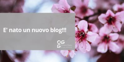 E’ nato un nuovo blog!!!