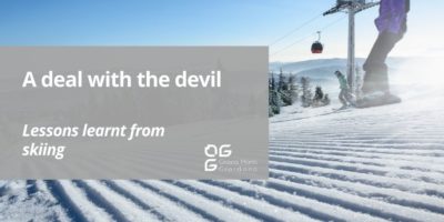 A deal with the devil – Lessons learnt from skiing